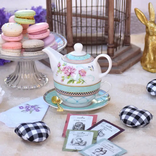 Tea For One Set. Magical Garden Themed Tea Party