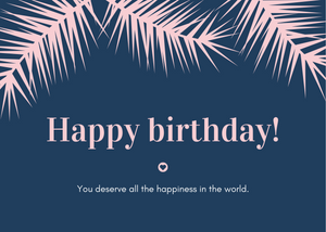Happy birthday gift set - add personalize message