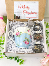 Load image into Gallery viewer, Bone China Merry Christmas gift box