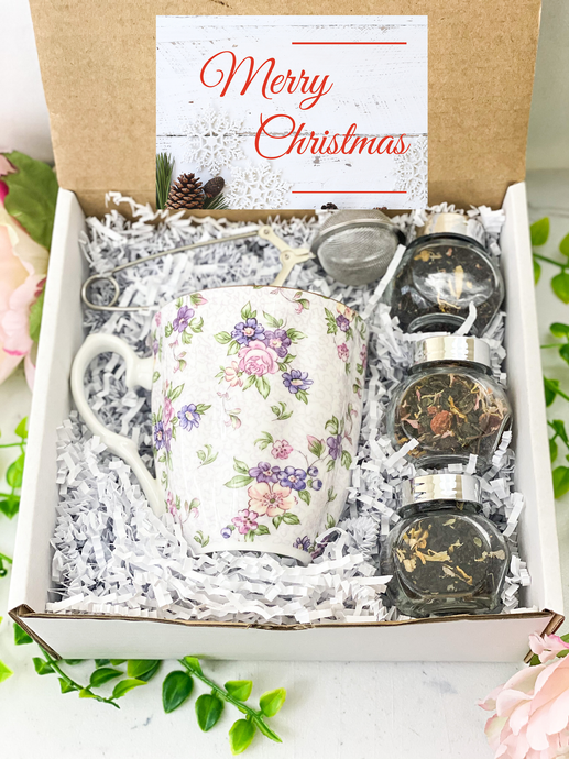 Bone China Merry Christmas gift box