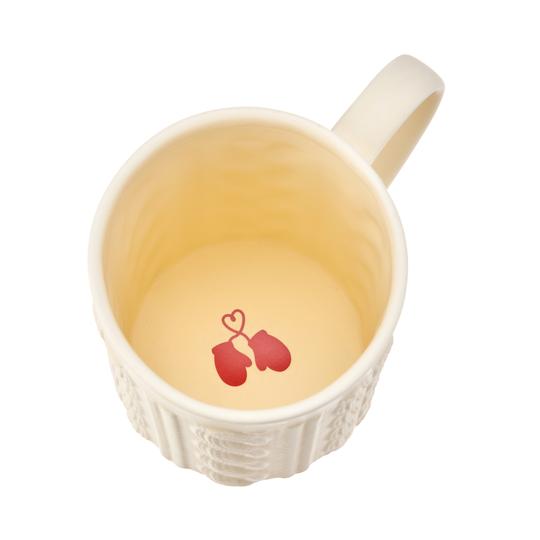 Sweater tea mug with infuser