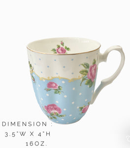 Fine bone china tea mug