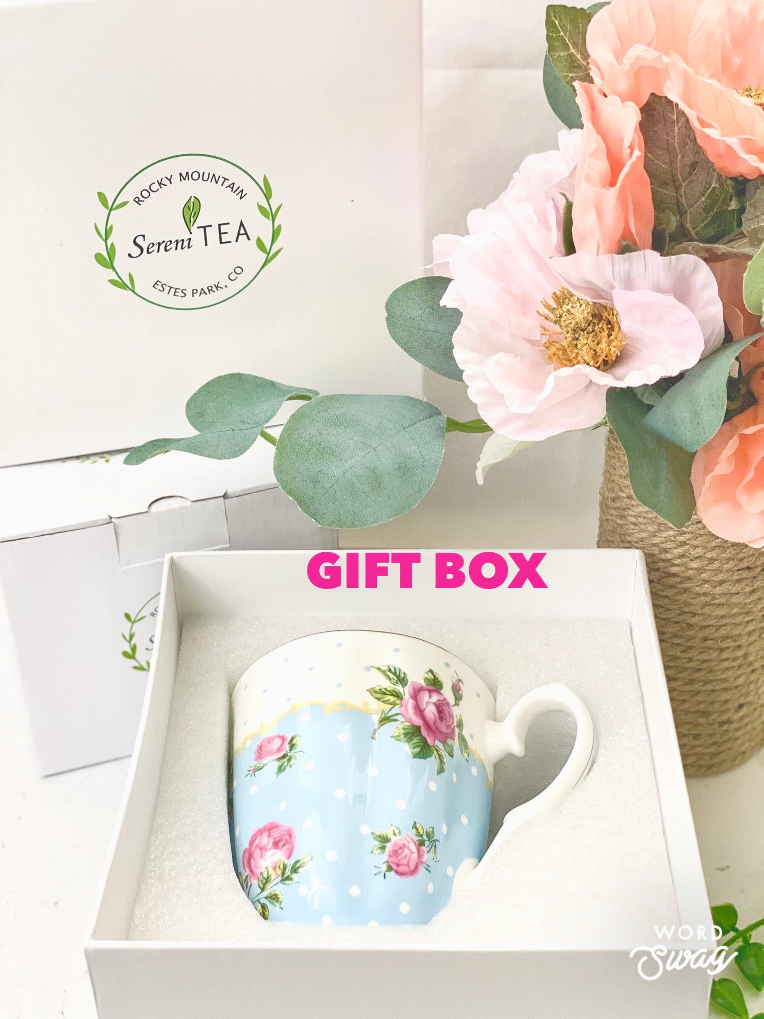 Fine bone china tea mug